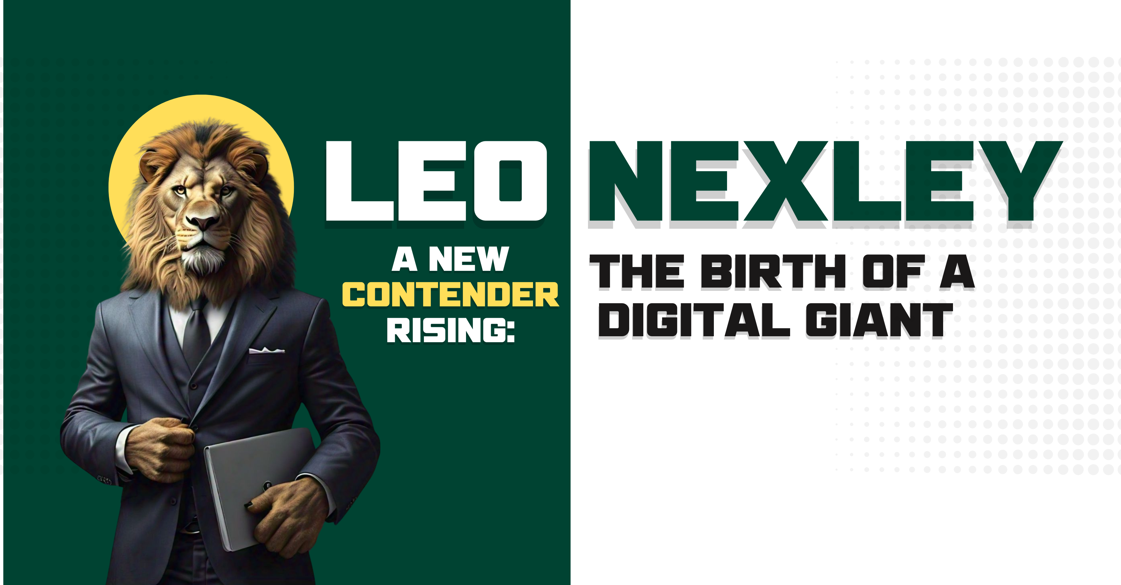 Leo Nexley Digital Marketing banner showcasing innovative strategies, AI-driven solutions, and growth-focused services for businesses aiming to thrive in the competitive digital marketing landscape